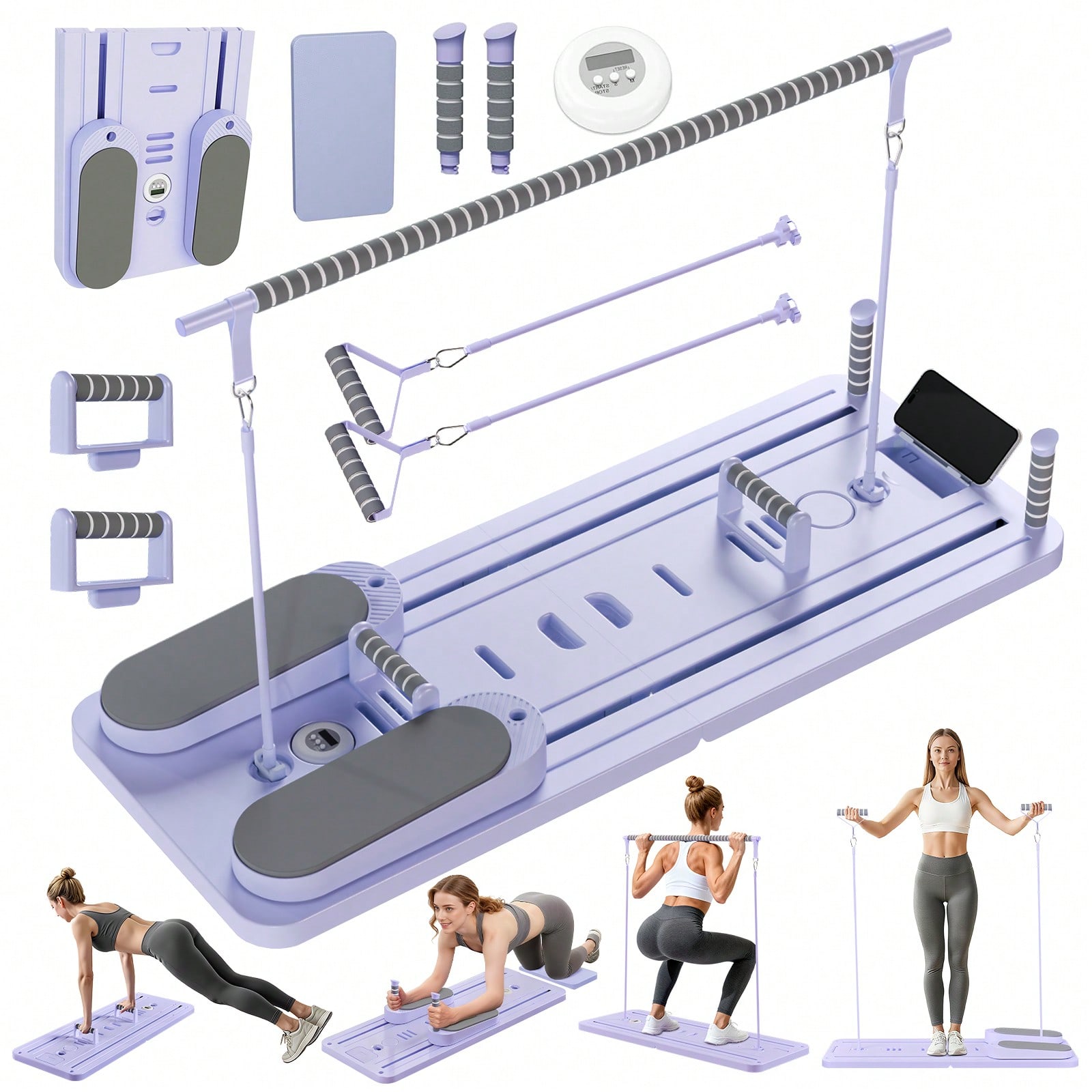 Pilates & Yoga Wohlfühlen Forchheim - Pilates Reformer With Bar, Pilates Board