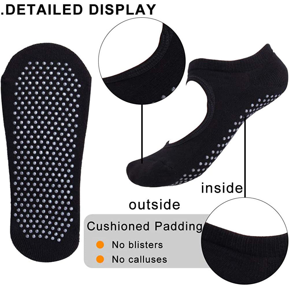 Backless Non-slip Fitness Pila - Medias Para Pilates Y Yoga review and price