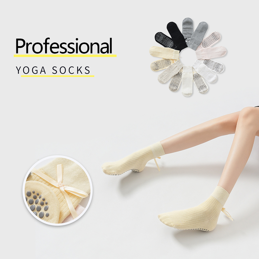 Cute Bowknot Yoga Socks Girls  - Pilates & Yoga Wohlfühlen Forchheim review and price