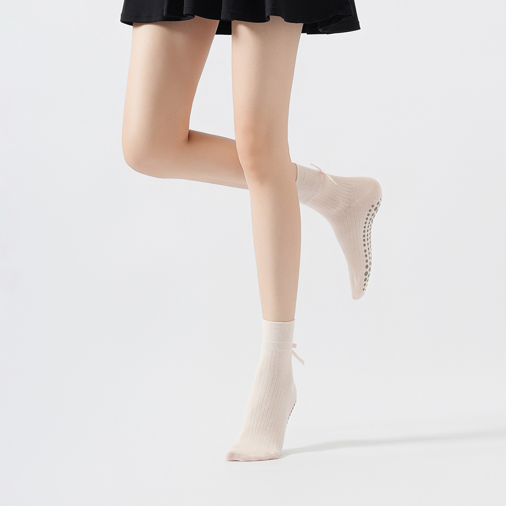 Cute Bowknot Yoga Socks Girls  - Pilates & Yoga Wohlfühlen Forchheim review and price